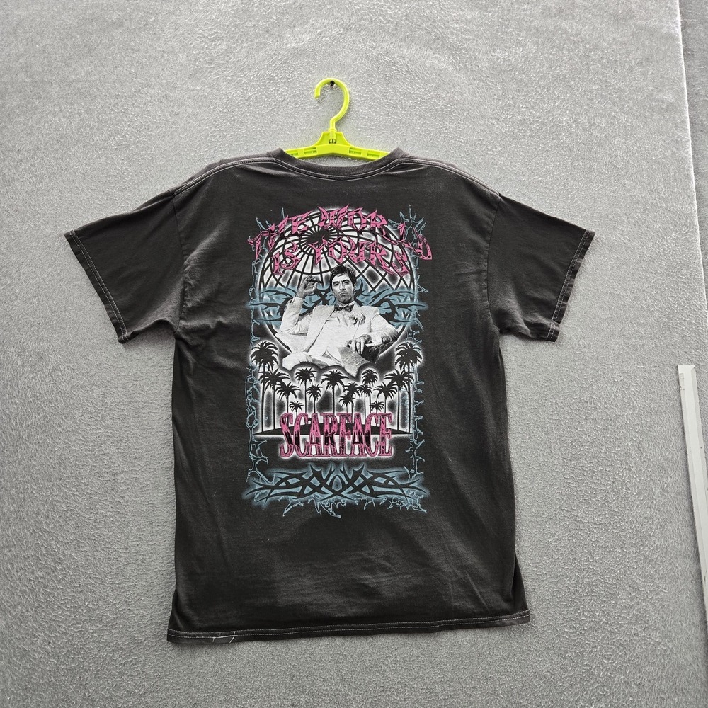 Scarface Men Shirt L Black‎ Graphic Tee Print